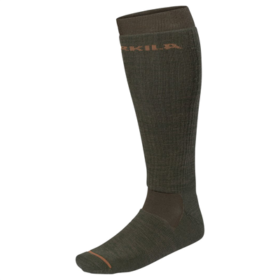Harkila Pro Hunter 2.0 Long Socks - Willow Green & Shadow Brown 